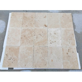Плитка з травертину Cross Cut Unfilled&Brushed Standart 45,7х45,7 см