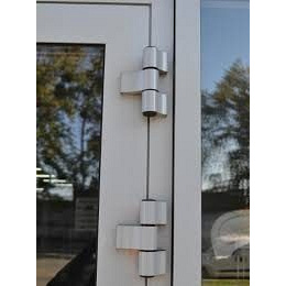 Алюмінієві двері Framex (Україна) ширина 75 мм з надійними посиленими трипелюстковими петлями