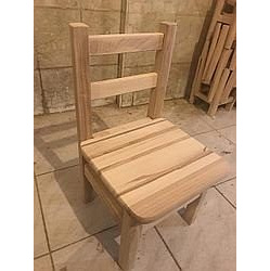 Табурет детский 30х30х50 см тонированный лак