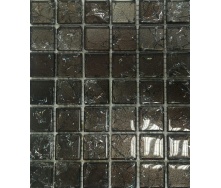 Скляна мозаїка Керамік Полісся Gretta Brown колотое скло 300х300 мм