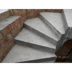 Заливка монолитных железобетонных винтовых лестниц Киев
