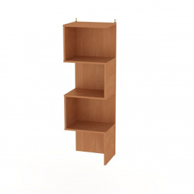 Полка навесная Компанит П-26 400х1264х166 мм ольха