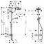 HANSGROHE Crometta 160 Showerpipe Душевая система с термостатом 27264400 Чернигов