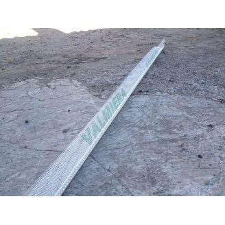 Профіль PVC кутовий з армуючою сіткою Valmiera 10х10 см 2,5 м