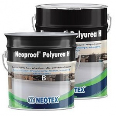 Эластомерное гидроизоляционное покрытие NEOPROOF POLYUREA H гибрид полимочевины и полиуретана