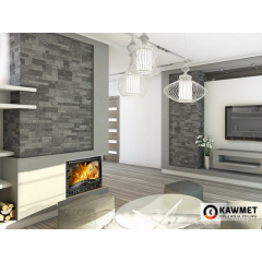 Камінна топка KAWMET W4 з лівим боковим склом 14,5 кВт 700х540х420 мм Куйбишеве