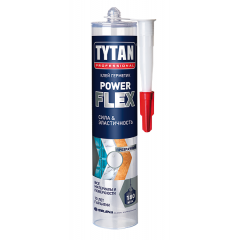 Клей-герметик TYTAN Professional Power Flex на основе МС-полимеров 290 мл прозрачный Луцк