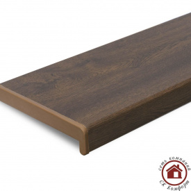 Пластикове підвіконня Kraft 600 мм Горіх