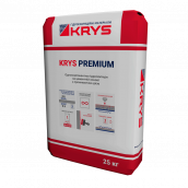 Проникающая полимерцементная гидроизоляция KRYS PREMIUM 25 кг