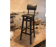 Барный стул со спинкой 60х30х30 см