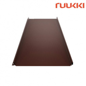 Фальцевая кровля Ruukki Classic M Polyester Каштан (RR887)
