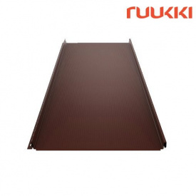 Фальцевая кровля Ruukki Classic M Purex Каштан (RR887)