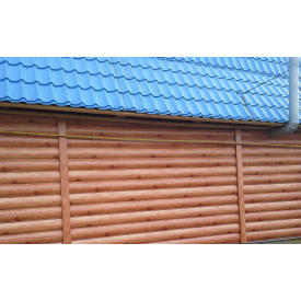 Блок хаус металлический Евро-Строй 365 мм