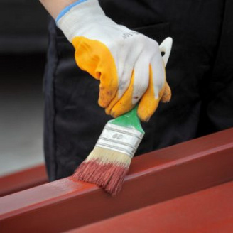 Очистка и покраска строительного оборудования