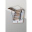 Чердачная лестница Altavilla Pino Cold Metal 3S 130x70 (h-280) Костополь