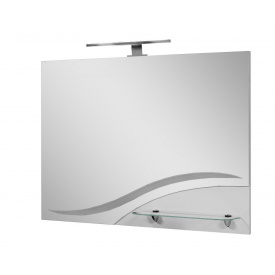 Зеркало для ванной комнаты СИМПЛ 80 свет ПиК