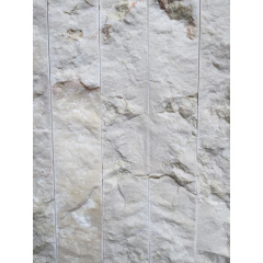 Декоративна плитка натуральна мармур білий 2х5х30 см Запоріжжя