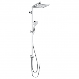 Crometta E 240 1jet Showerpipe Reno Душевая система EcoSmart 9 л мин хром HANSGROHE 27289000