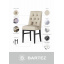 Дизайнерский обеденный стул Туер Ткань дерева на выбор Киев