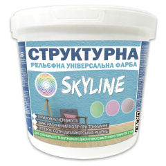 Краска акриловая Структурная для создания рельефа SkyLine 7 кг Дніпро
