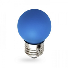 Світлодіодна лампа Feron LB-37 1W E27 синя Луцьк