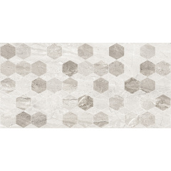 Настінна керамічна плитка Golden Tile Marmo Milano hexagon світло-сірий 300x600x11 мм (8MG151) Кропивницький