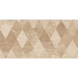 Настенная керамическая плитка Golden Tile Marmo Milano rhombus бежевый 300x600x11 мм (8M1061)