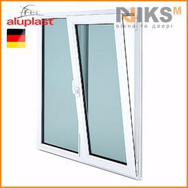 Металопластикове вікно NIKS-M Aluplast IDEAL 7000 2060х1420 мм MACO