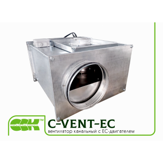 Вентилятор канальный для круглых каналов с EC-двигателем C-VENT-EC-250-4-220