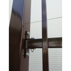 Металевий паркан Деко сек`юріті 2,5х2 з профільної труби Бородянка