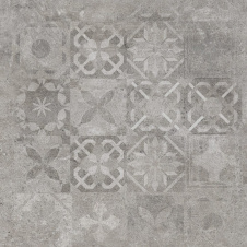 Керамогранитная плитка Cerrad Softcement Silver Decor Patchwork Rect. декор 59,7х59,7 см (5903313318020)