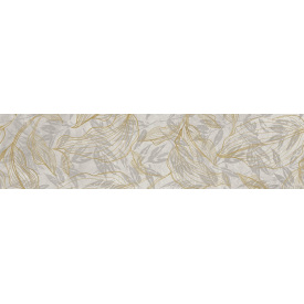 Керамогранитная плитка Cerrad Softcement White Poler Decor Flower декор 29,7х119,7 см (5903313317405)