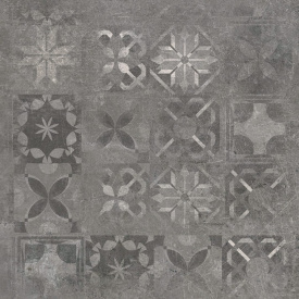Керамогранитная плитка Cerrad Softcement Graphite Decor Patchwork Rect. декор 59,7х59,7 см (5903313318044)