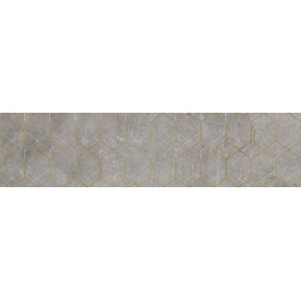 Керамогранитная плитка Cerrad Softcement Silver Decor Geo Rect. декор 29,7х119,7 см (5903313315166)