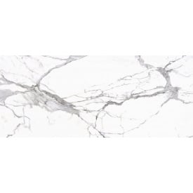 Керамогранитная плитка напольная полированная Cerrad Calacatta White Poler 119,7х279,7 см (5903313317528)