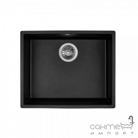 Гранітна кухонна мийка під стільницю Granado Under top Max 3001 black shine