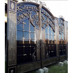 Ворота кованые с замком Legran Николаев