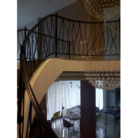 Перила металлические внутренние с художественной ковкой Legran