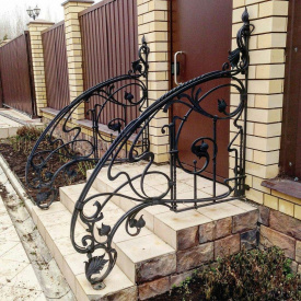 Перила ковані фасадні Legran чорні
