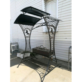 Мангал кований дизайнерський з навісом Legran