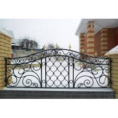 Забор кованый мозаический открытый Legran Киев