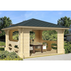 Беседка деревянная из профилированного бруса 4х4 Житомир