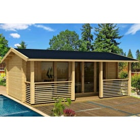 Беседка деревянная из профилированного бруса 5.5х3 Закарпатская область