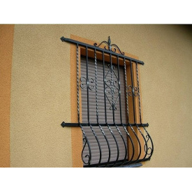 Решітка для об`єктів нерухомості зміцнена чорна Legran