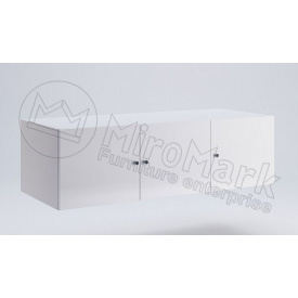 Антресоль 3Д білий глянець Фемелі Міро-Марк