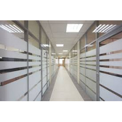 Перегородки для офиса с покраской из алюминия Aluprof (Польша) Киев