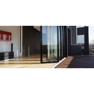 Двері-гармошкою з алюмінію для дому від виробника.