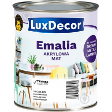 Эмаль акриловая LuxDecor Гаванская сигара матовая коричневая 0,75 л