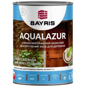 Лазурь Bayris Aqualazur Сосна 0,75 л