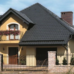 Черепиця Braas Рубін 13V Глазур 435х276 мм Бук Львів